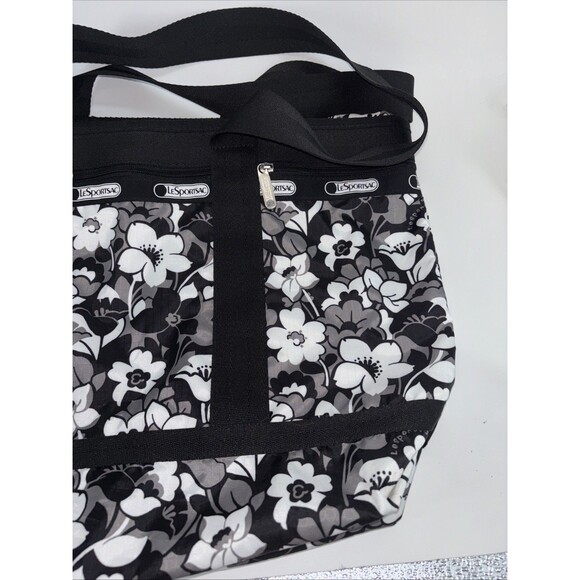 Lesportsac Shadow Blossom Medium Travel Tote - Picture 3 of 6